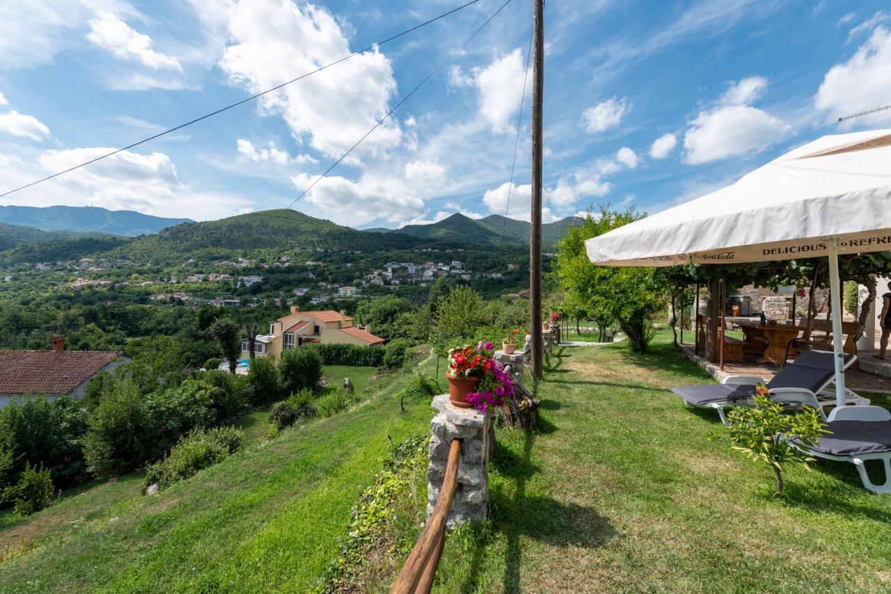 Sea View Apartment With Garden Near Opatija Veprinac 外观 照片