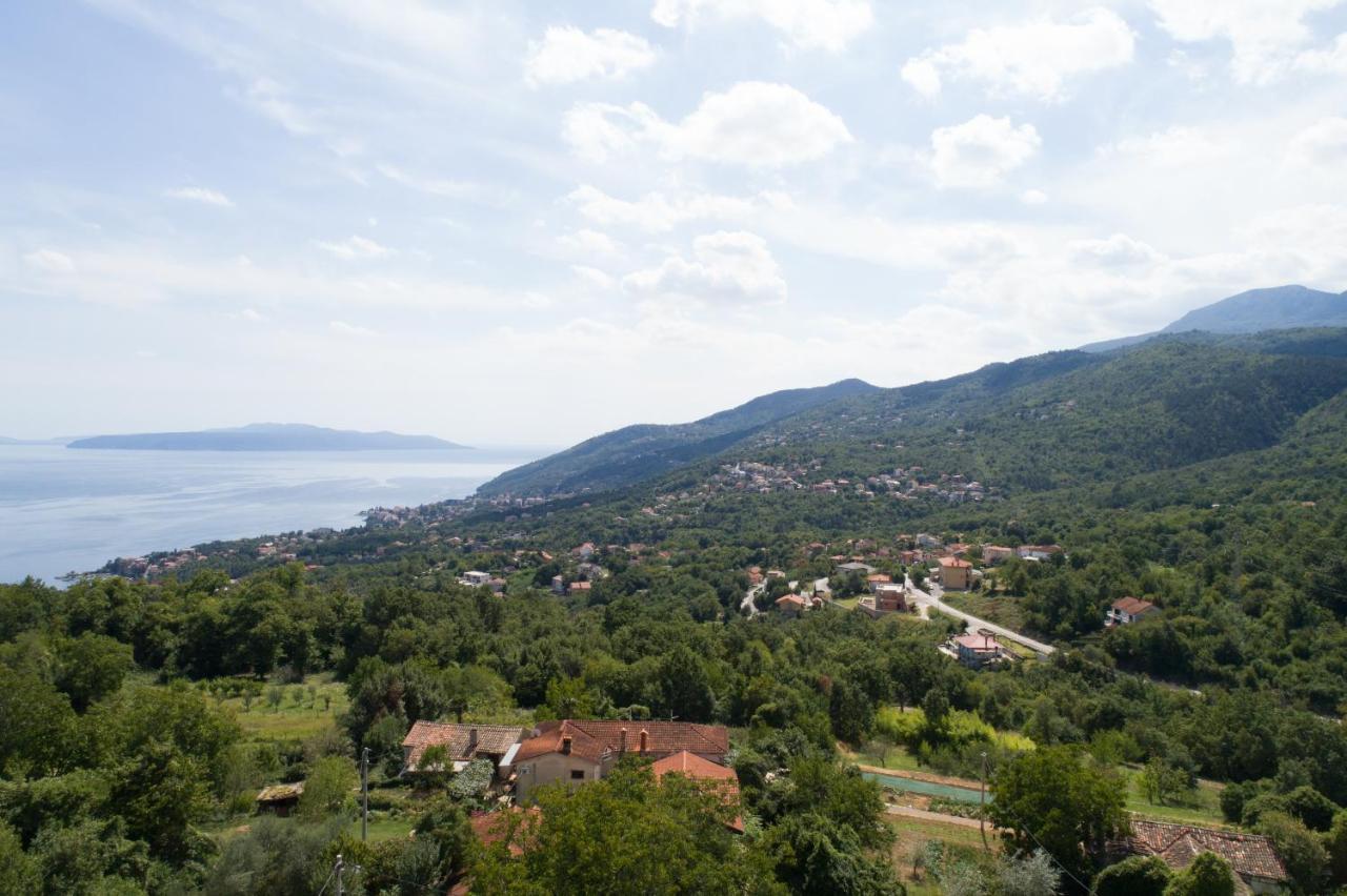 Sea View Apartment With Garden Near Opatija Veprinac 外观 照片
