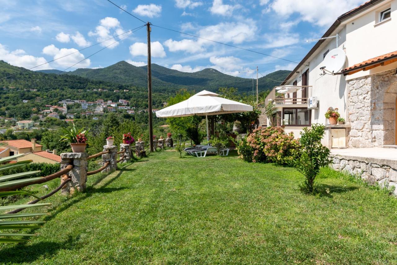 Sea View Apartment With Garden Near Opatija Veprinac 外观 照片
