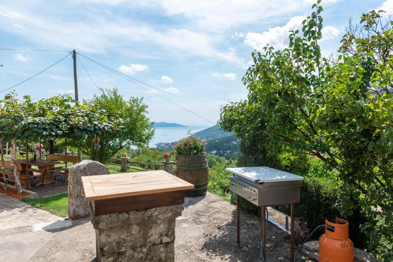 Sea View Apartment With Garden Near Opatija Veprinac 外观 照片