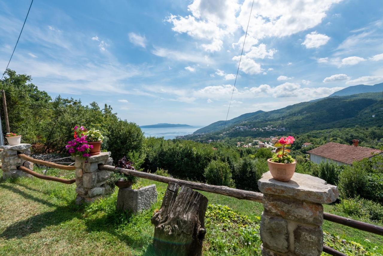 Sea View Apartment With Garden Near Opatija Veprinac 外观 照片