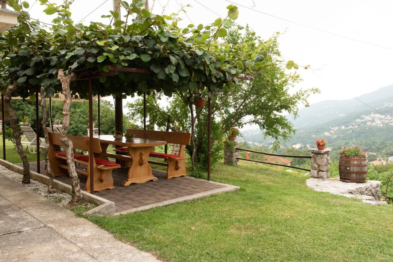 Sea View Apartment With Garden Near Opatija Veprinac 外观 照片