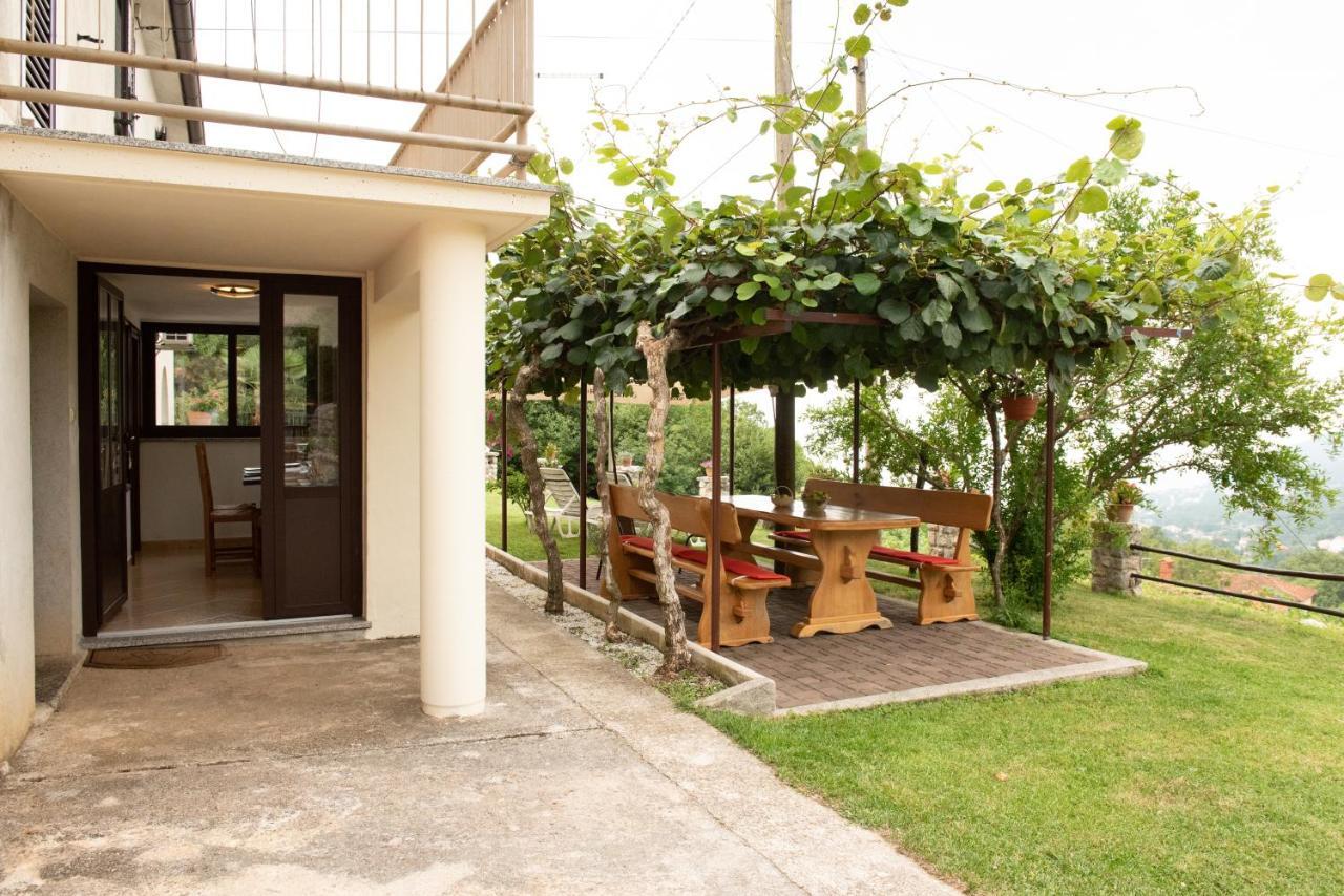 Sea View Apartment With Garden Near Opatija Veprinac 外观 照片