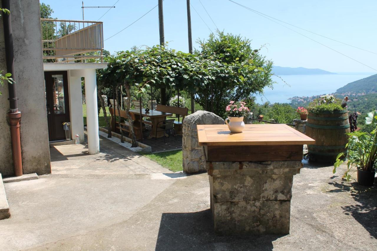 Sea View Apartment With Garden Near Opatija Veprinac 外观 照片