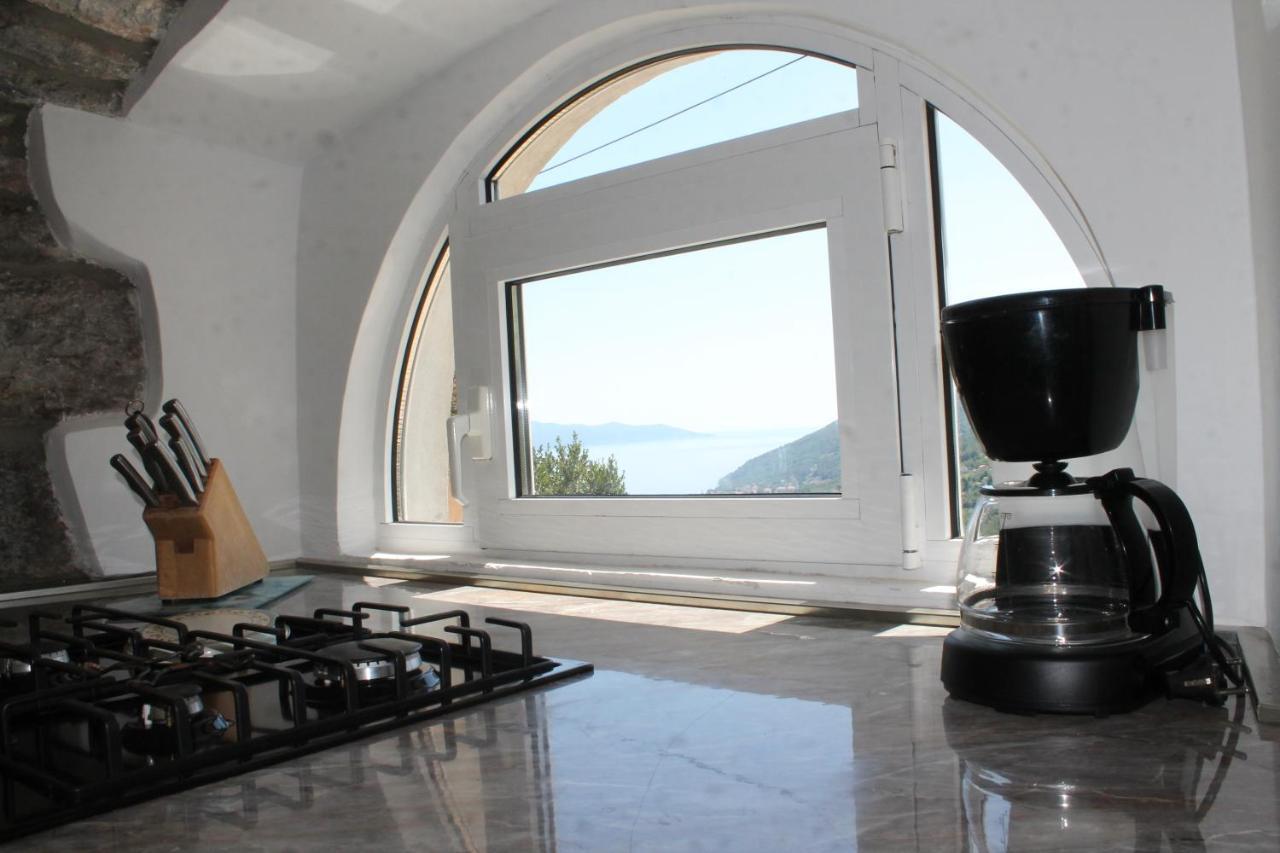 Sea View Apartment With Garden Near Opatija Veprinac 外观 照片
