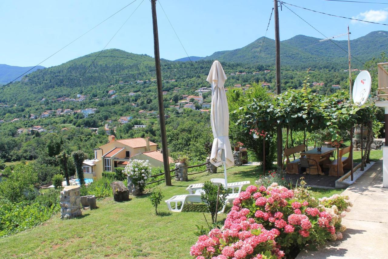 Sea View Apartment With Garden Near Opatija Veprinac 外观 照片
