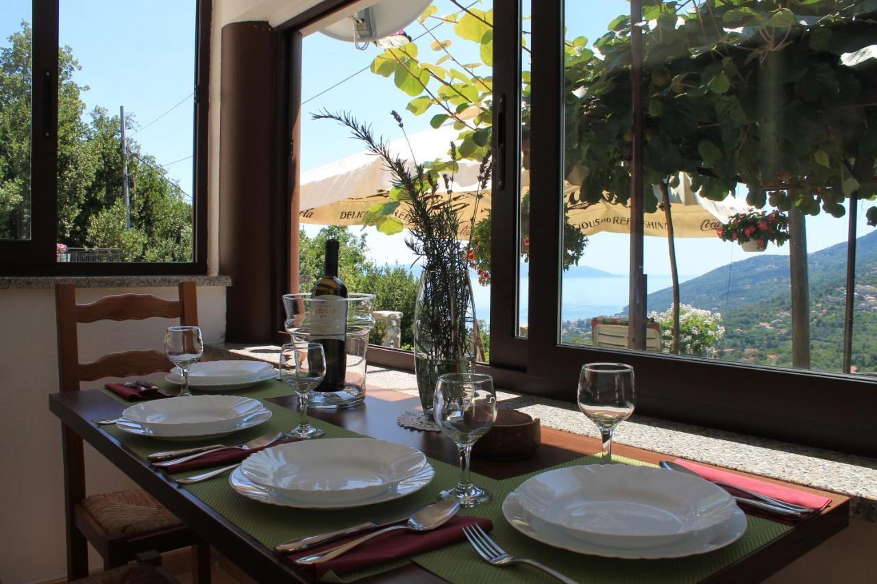 Sea View Apartment With Garden Near Opatija Veprinac 外观 照片